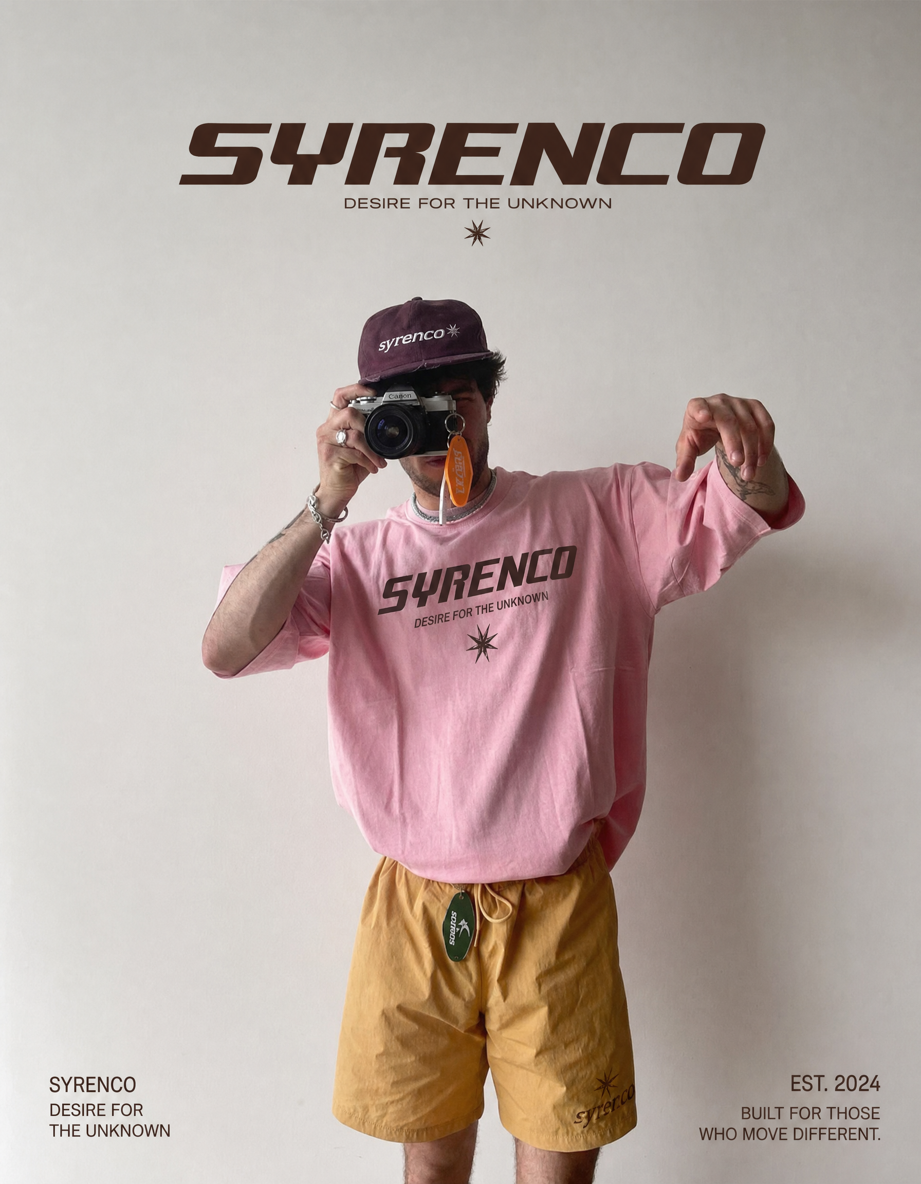 Desire For The Unknown Tee — Pink